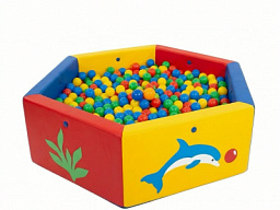 Сухой бассейн для детей с шарами